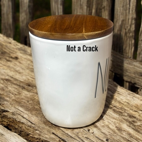 Rae Dunn Nutmeg Cellar Canister Wood Lid 2018 - Picture 6 of 17